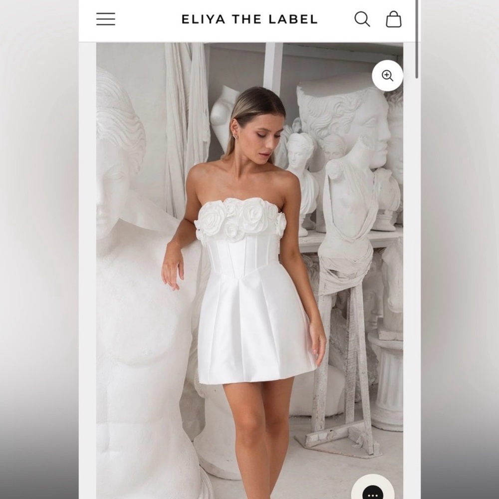 Eliya The Label White Mini Dress